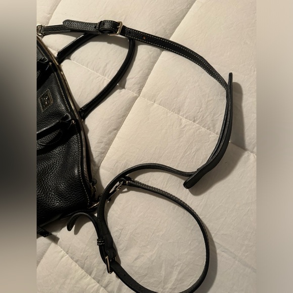 DOONEY & BOURKE BLACK BAG WITH SILVER HARDWARE - Picture 4 of 6